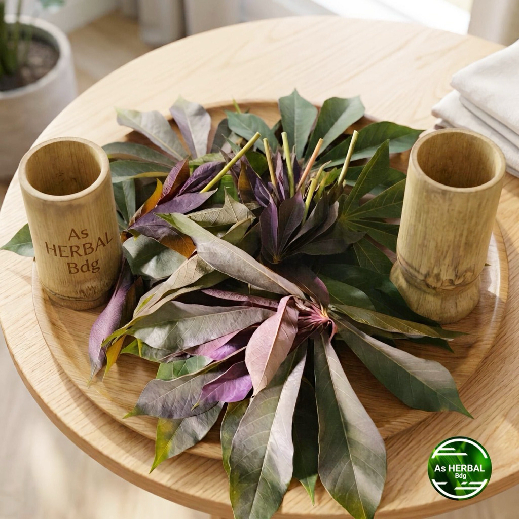Daun singkong racun / daun singkong sapi kuru 500 gram-az