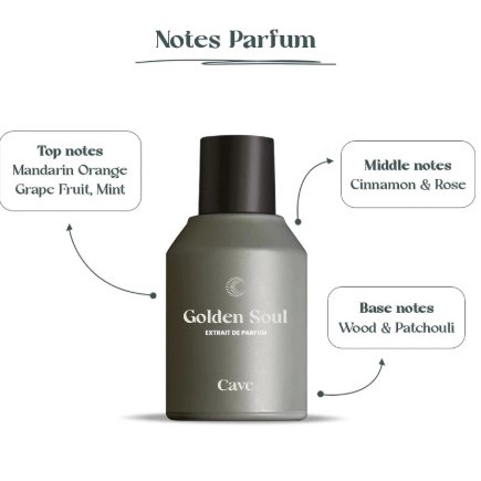Cave Extrait de Parfum Golden Soul 30ml