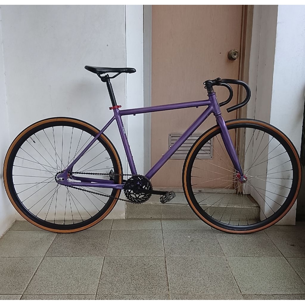 fullbike fixie eg Evergreen Alloy. SZ 50 doltrap. second