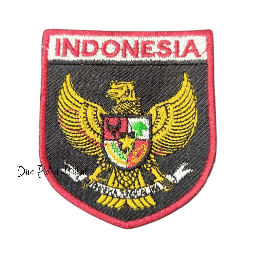 LOGO BORDIR GARUDA INDONESIA PERISAI / BORDIR LOGO GARUDA INDONESIA / LOGO GARUDA PERISAI MURAH