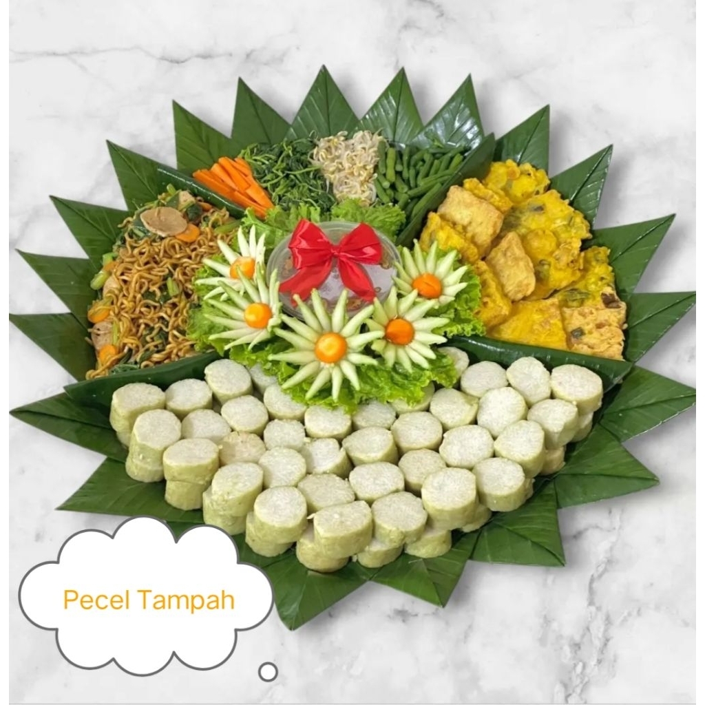 Paket Pecel Sayuran/ Pecel Sayur 10 porsi/Pecel sayur tampah/Moista Rasa