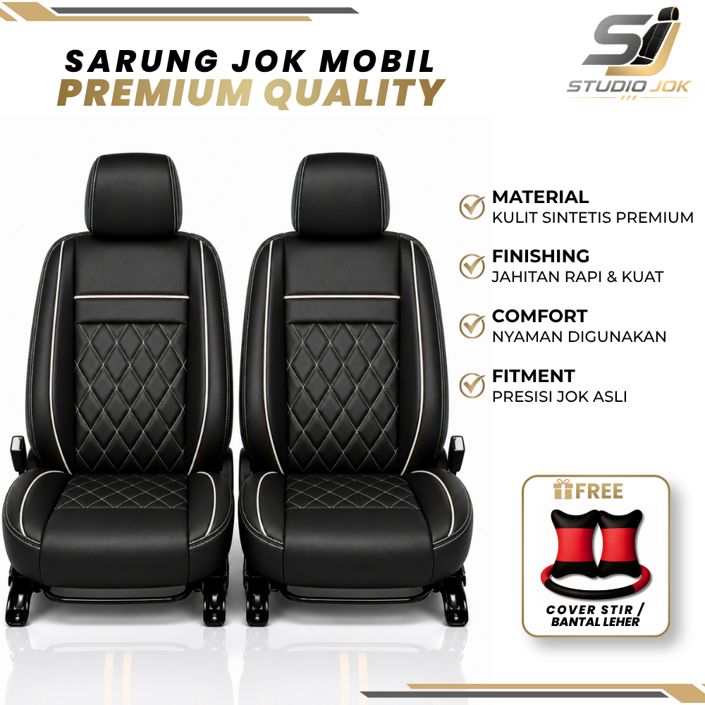 SARUNG JOK MOBIL AVANZA/XENIA 2011-2012 3 BARIS BAHAN ZEUS UNTUK PERLINDUNGAN DAN ESTETIKA INTERIOR 