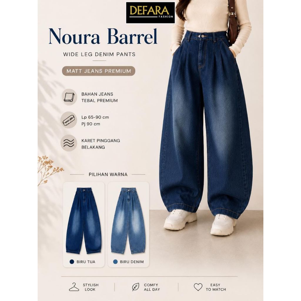 celana barrel jeans / celana jeans barrel / celana jeans wanita