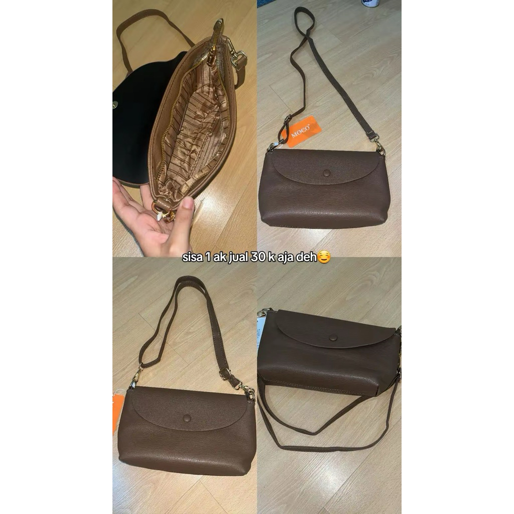 Tas selempang moco coklat