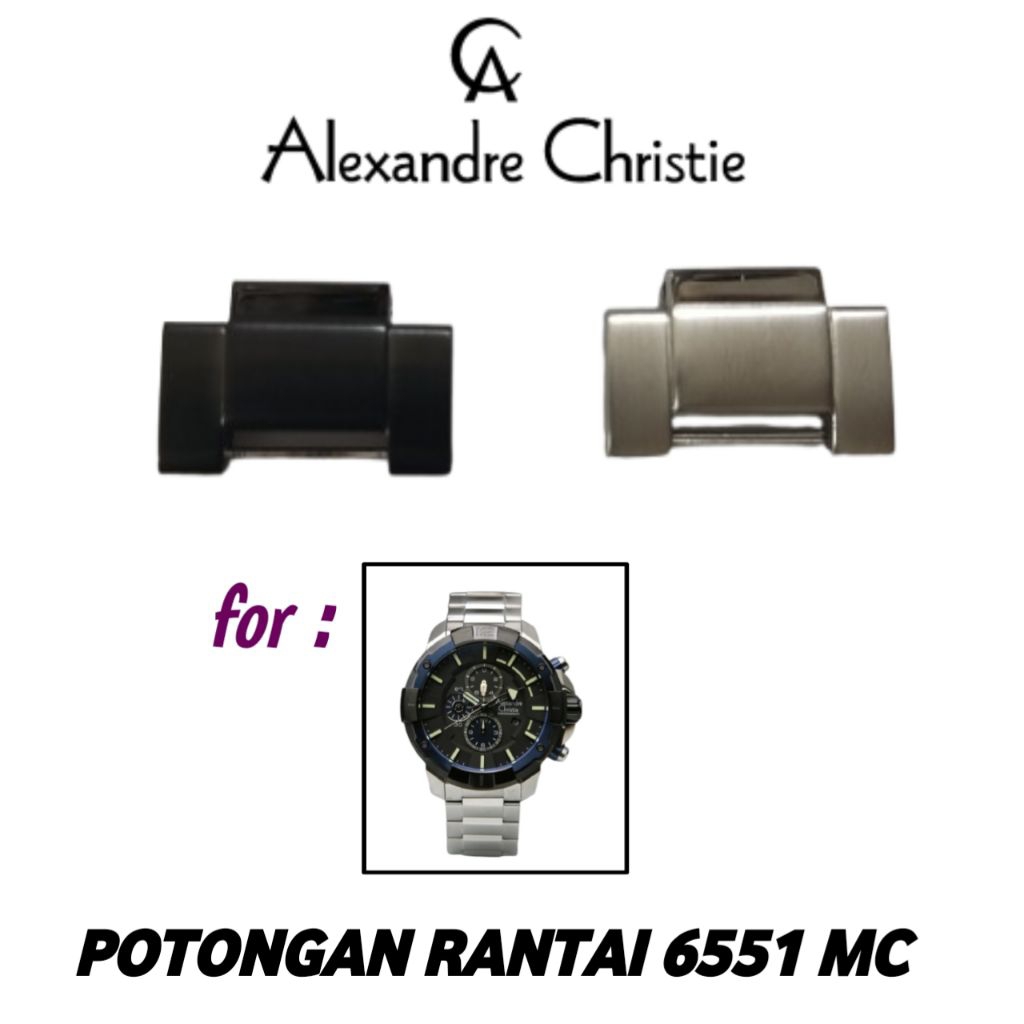 Potongan rantai Alexandre Christie original 6551 MC