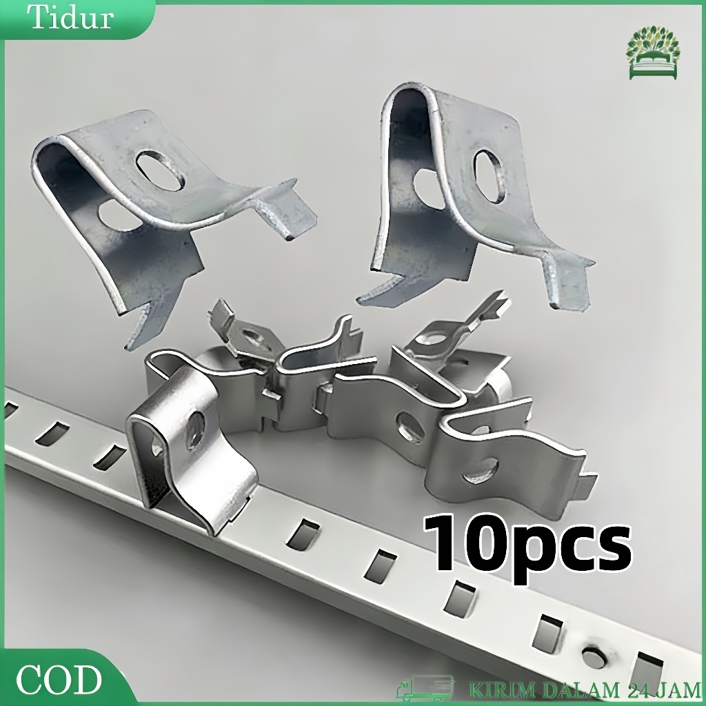 10pcs/Set Ambalan Tiang Braket Ambalan 91 Kayu Tiang Aluminium Braket Penyangga Braket Daun Penyangg