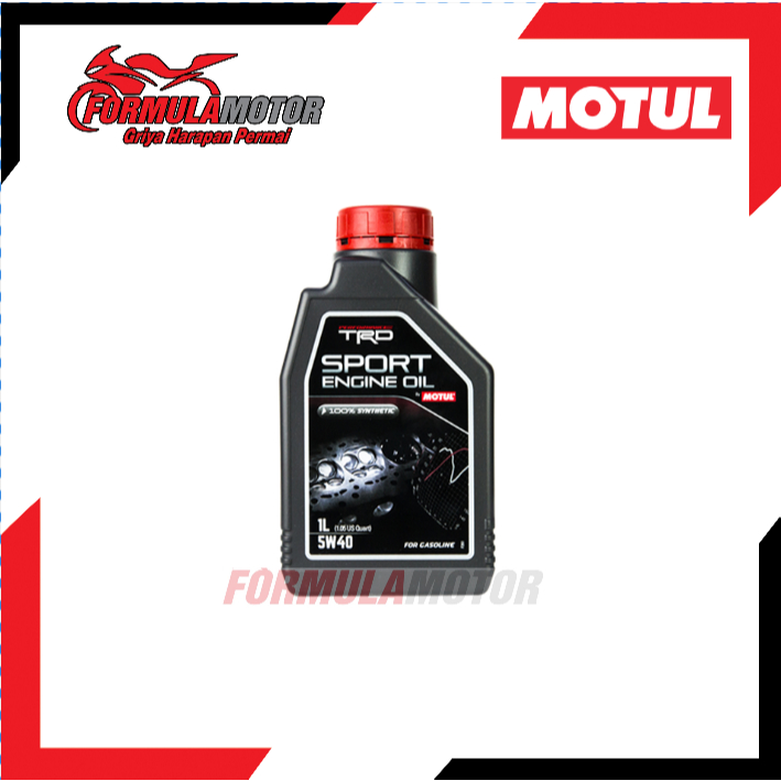 [Oli Mobil] Motul TRD Sport Gasoline 1L/4L - Oli Mesin Premium Untuk Mobil (Original Resmi Formula M