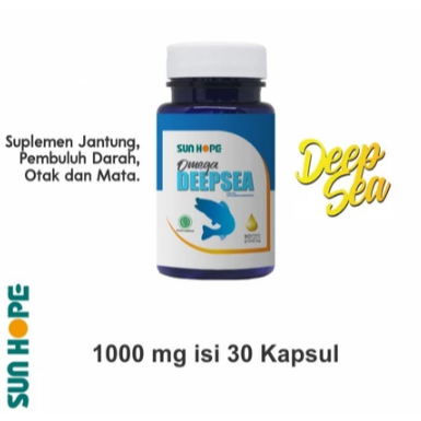 OMEGA 3  SUNHOPE DEEP SEA 30 SOFGEL BPOM HALAL