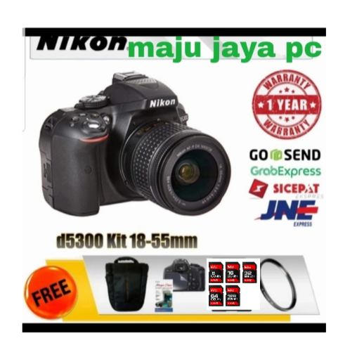 KAMERA NIKON D5300 KIT AF-P 18-55MM BARU ORIGINAL