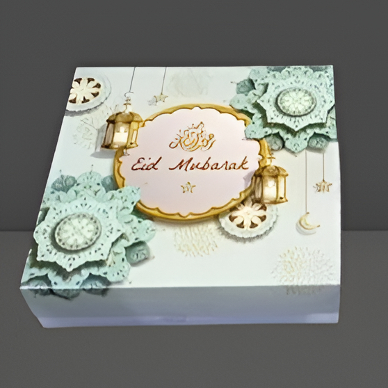 Box Duplex Kotak Kue Hampers Lebaran Ukuran 30x30x8 Cm Dus Packaging Hadiah Bolu Idul Fitri