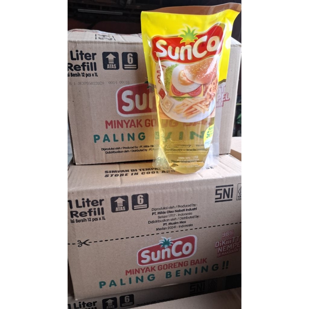 Minyak Goreng Sunco 1 Liter 1 DUS isi 12