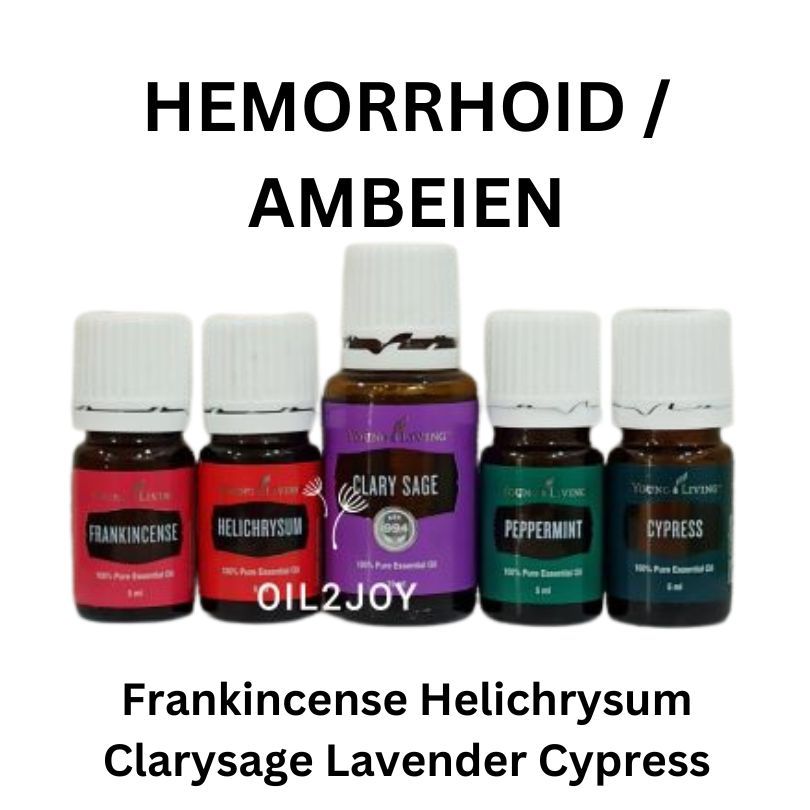 Ambeien Hemorrhoid Blend Helichrysum Frankincense Cypress Lavender YL YLEO Essential Oil 5ml 10ml 15