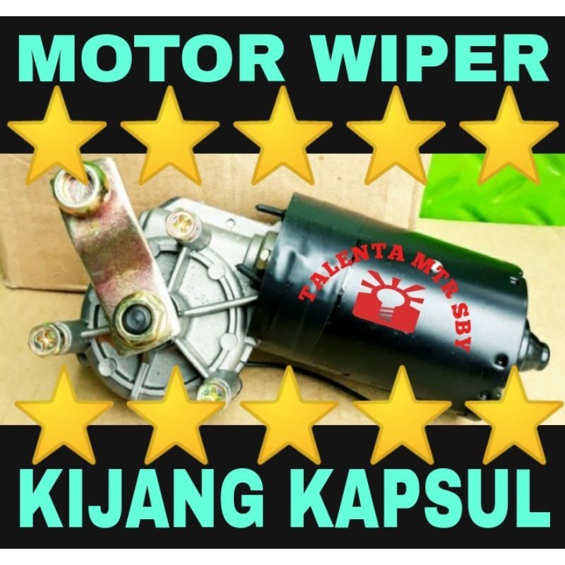 BERGARANSI. MOTOR WIPER DEPAN KIJANG KAPSUL 7K KF70 DIESEL BENSIN EFI KARBU 97 - 04 1.8 2.0 DINAMO P