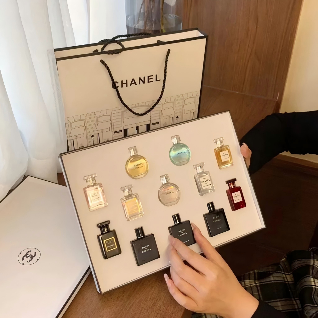 Chanel 7.2ML 12-piece perfume set/Chanel perfume/Chanel Christmas Gift Set Perfume Super Gift Box-12