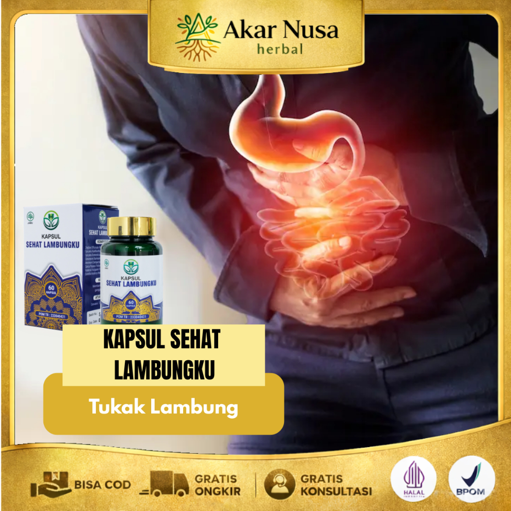 Obat Tukak Lambung Obat Lambung Luka - Kapsul Sehat Lambungku