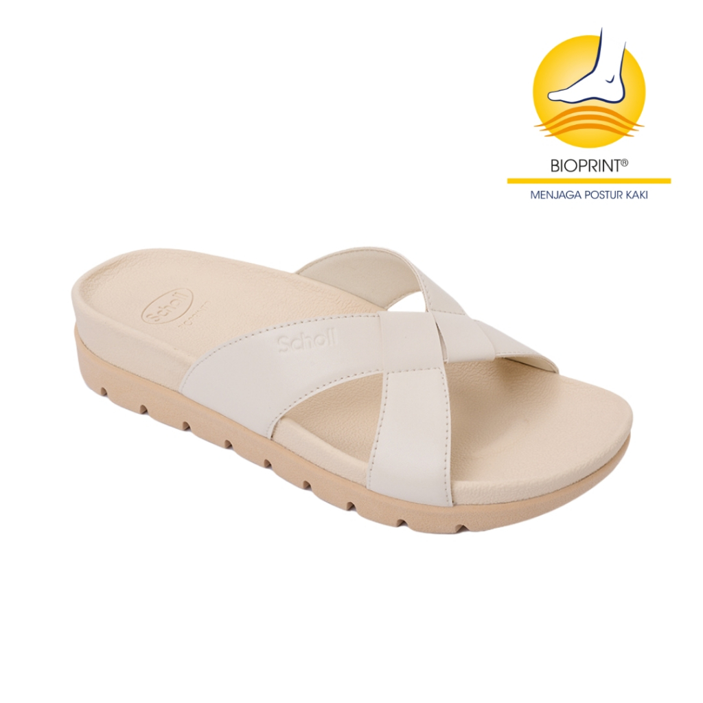 Scholl Daisy Ivory Sandal Wanita