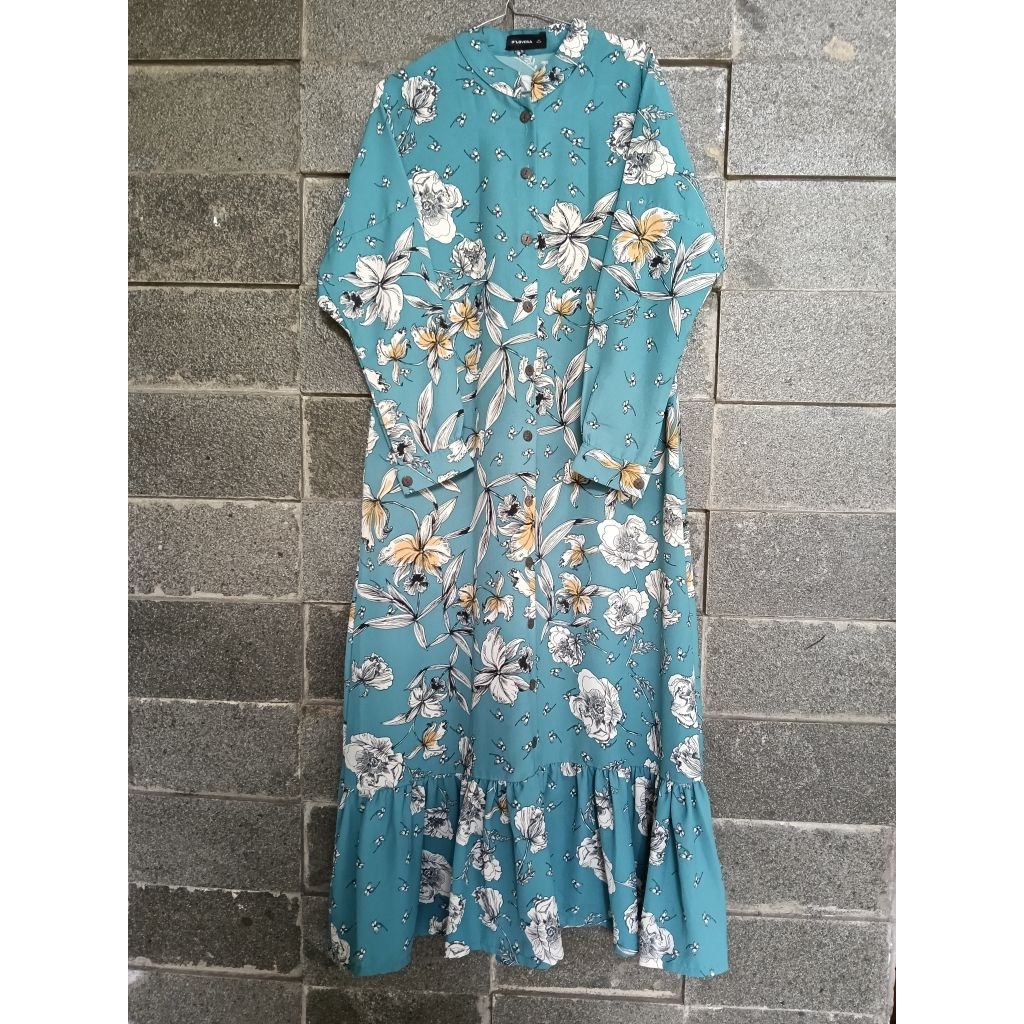 Dress Muslimah Preloved merk D'Lovera By Olla / Gamis wanita cantik preloved