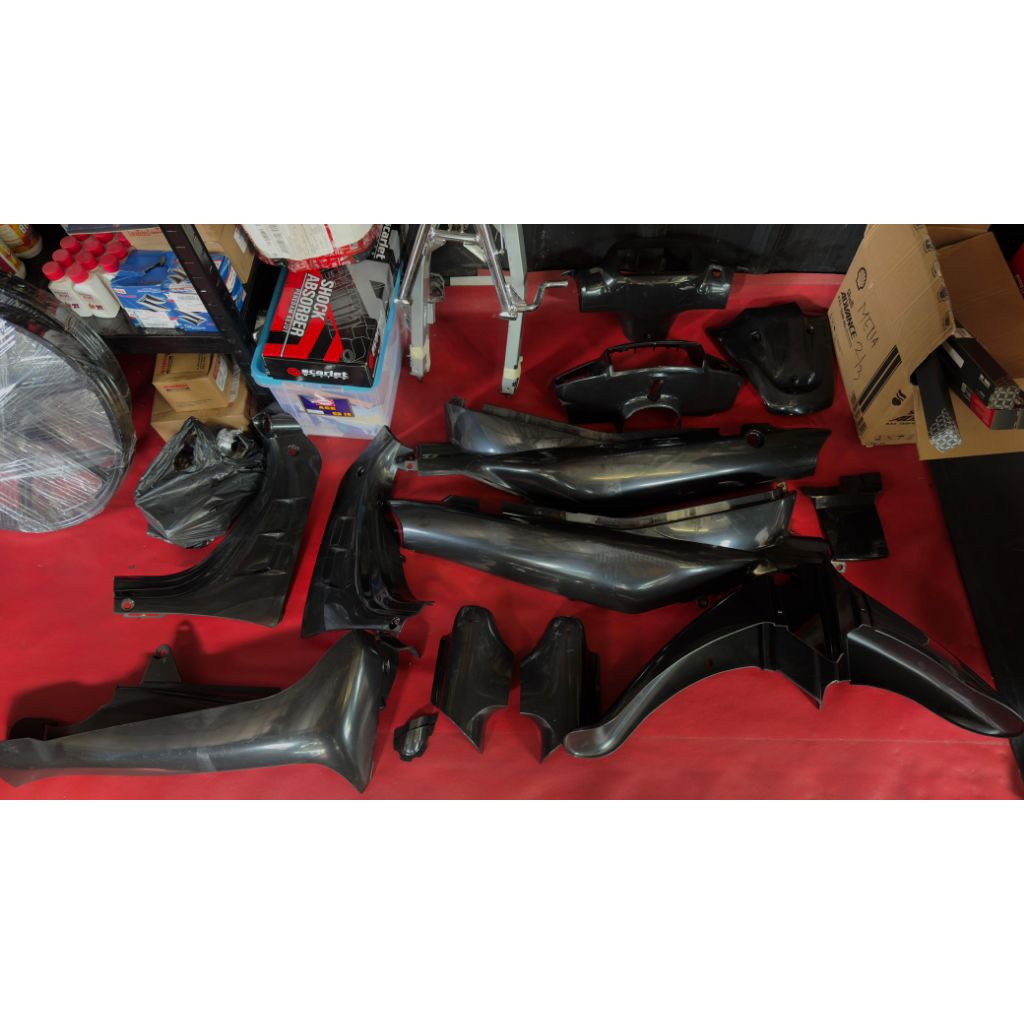 BODY BELAKANG SATRIA LUMBA, SAYAP LUAR SATRIA LUMBA, SAYAP DALAM SATRIA LUMBA