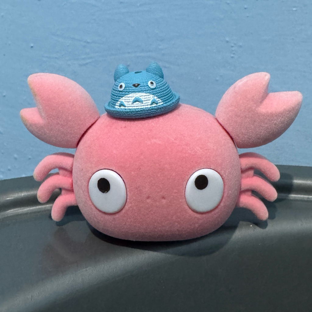 MEI KUSAKABE kepiting cincin biru puzzle crab ring my neighbor totoro tonari no totoro original stud