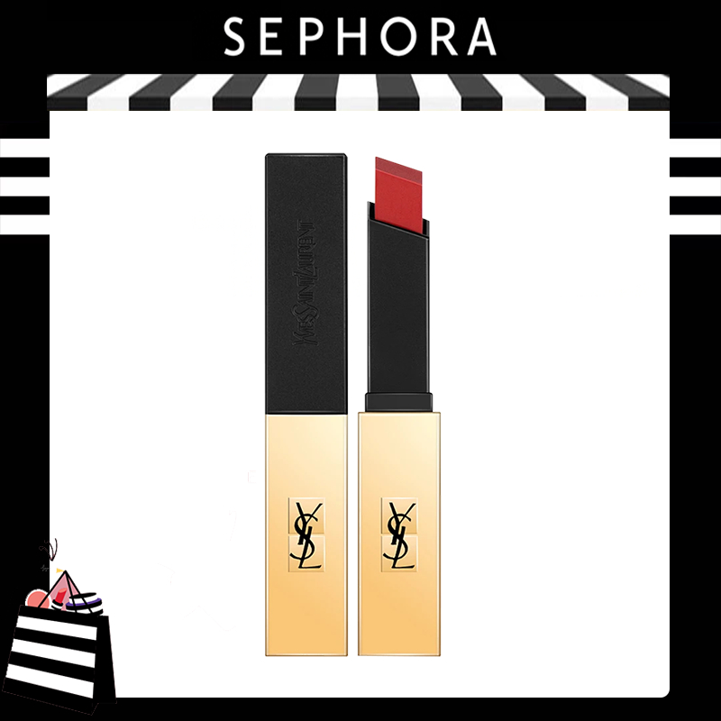 YSL Lipstik --Kotak Hadiah/Yves.Saint.Laurent The Slim Matte Longwear Lipstick/Kotak Super-Slim Yang