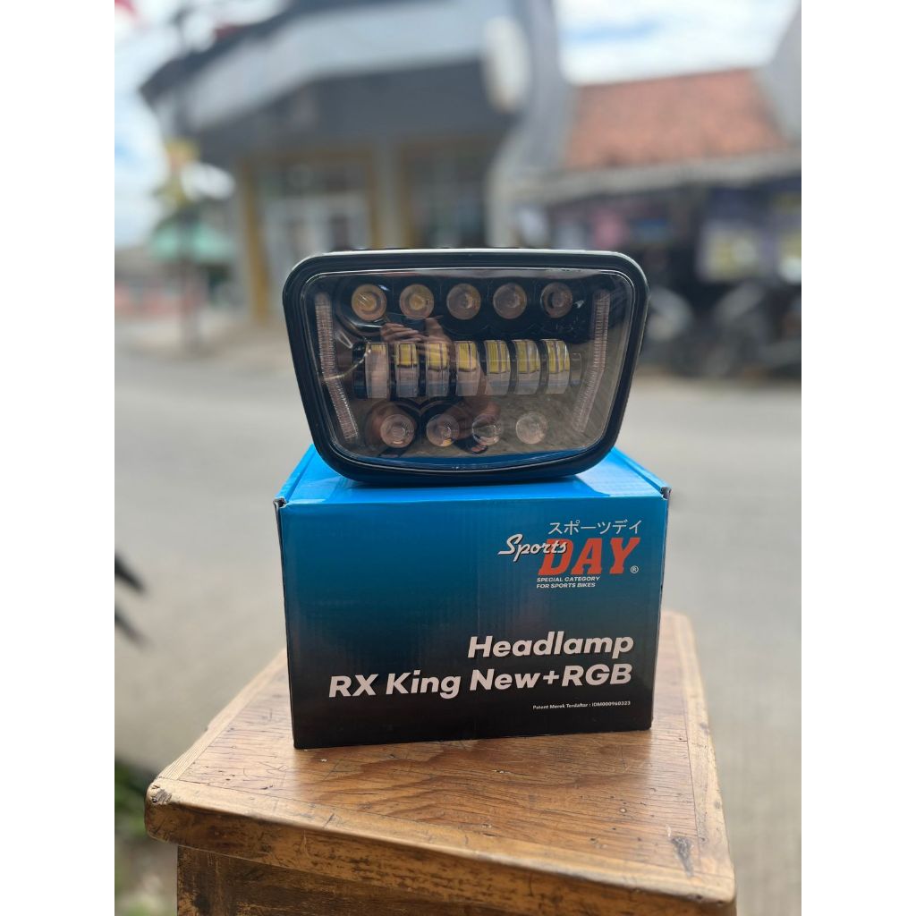 Lampu Depan Daymaker Lampu RX King Daymaker Kotak Set Batok Merk SportsDay