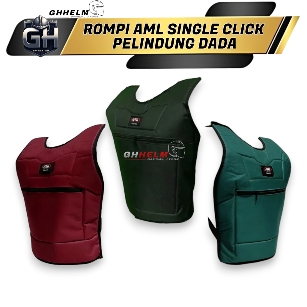 Rompi Motor Single AML Pelindung Dada Anti Angin / Pelindung Dada Motor Anti Angin