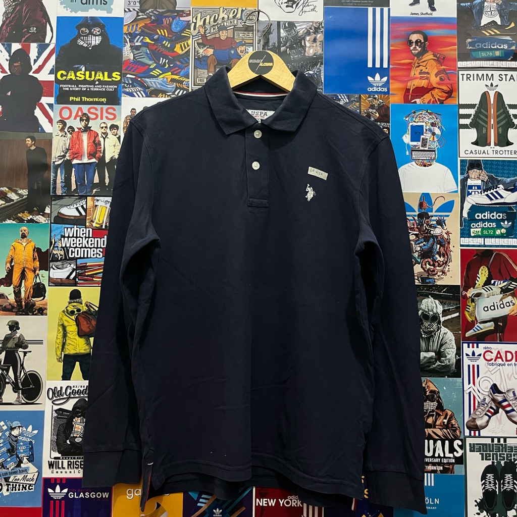 Long Sleeve / Polo Shirt / Rugby Shirt / Vintage / Second / USPA