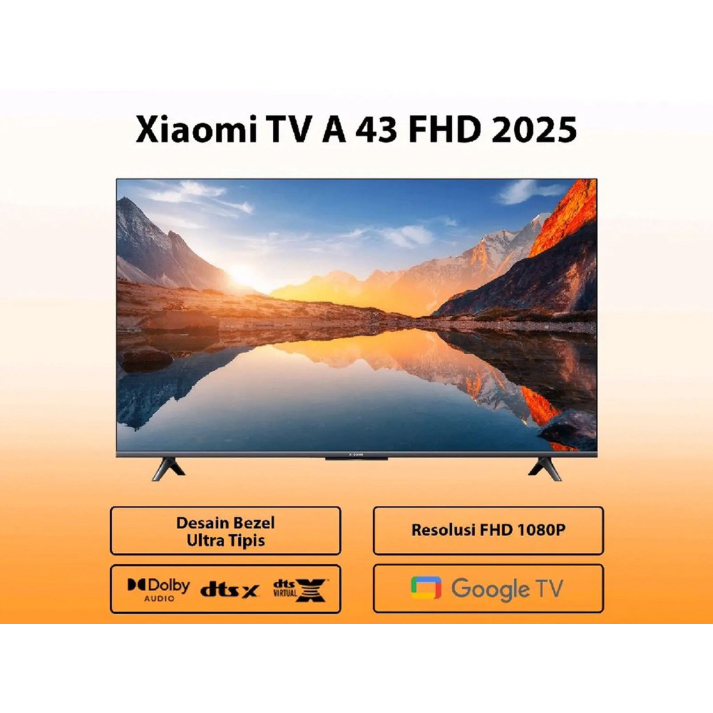 XIAOMI TV A 43 FHD 2025 - ANDROID TV XIAOMI 43 INCH - TV LED XIAOMI ANDROID 43 INCH - TV XIAOMI ANDR