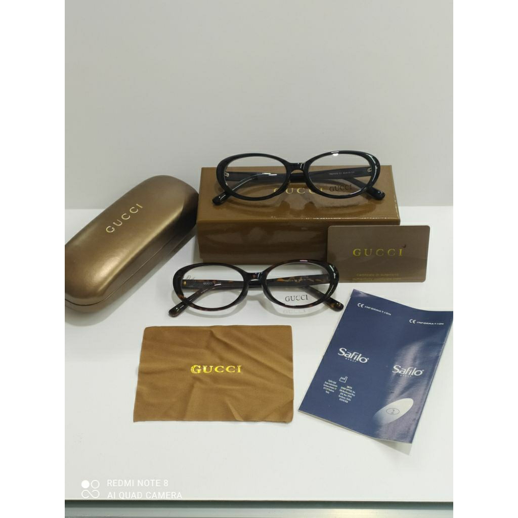Kacamata wanita GUCCI premium Antiradiasi Photocromic Blueray Bluecromic