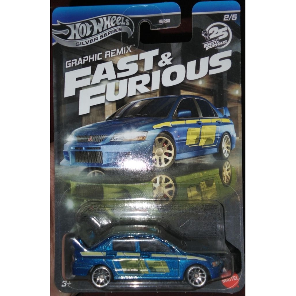 HOT WHEELS FAST AND FURIOUS LANCER EVO REMIX