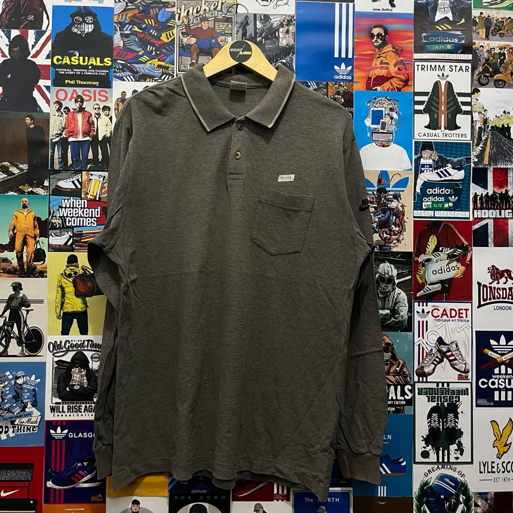 Long Sleeve / Polo Shirt / Rugby Shirt / Vintage / Second / NAIKI