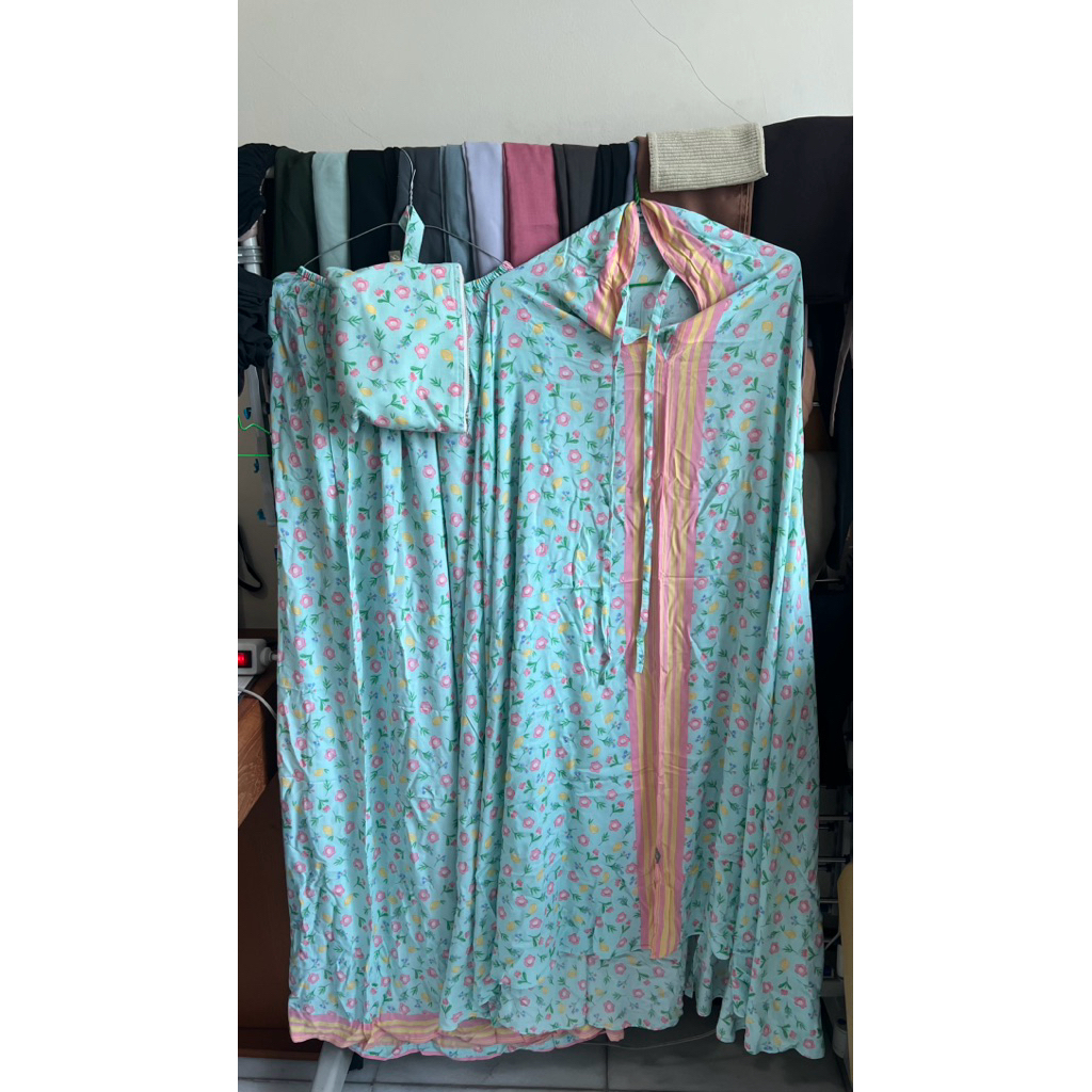 Mukena dewasa Giggles arunika organic rayon dingin ringan