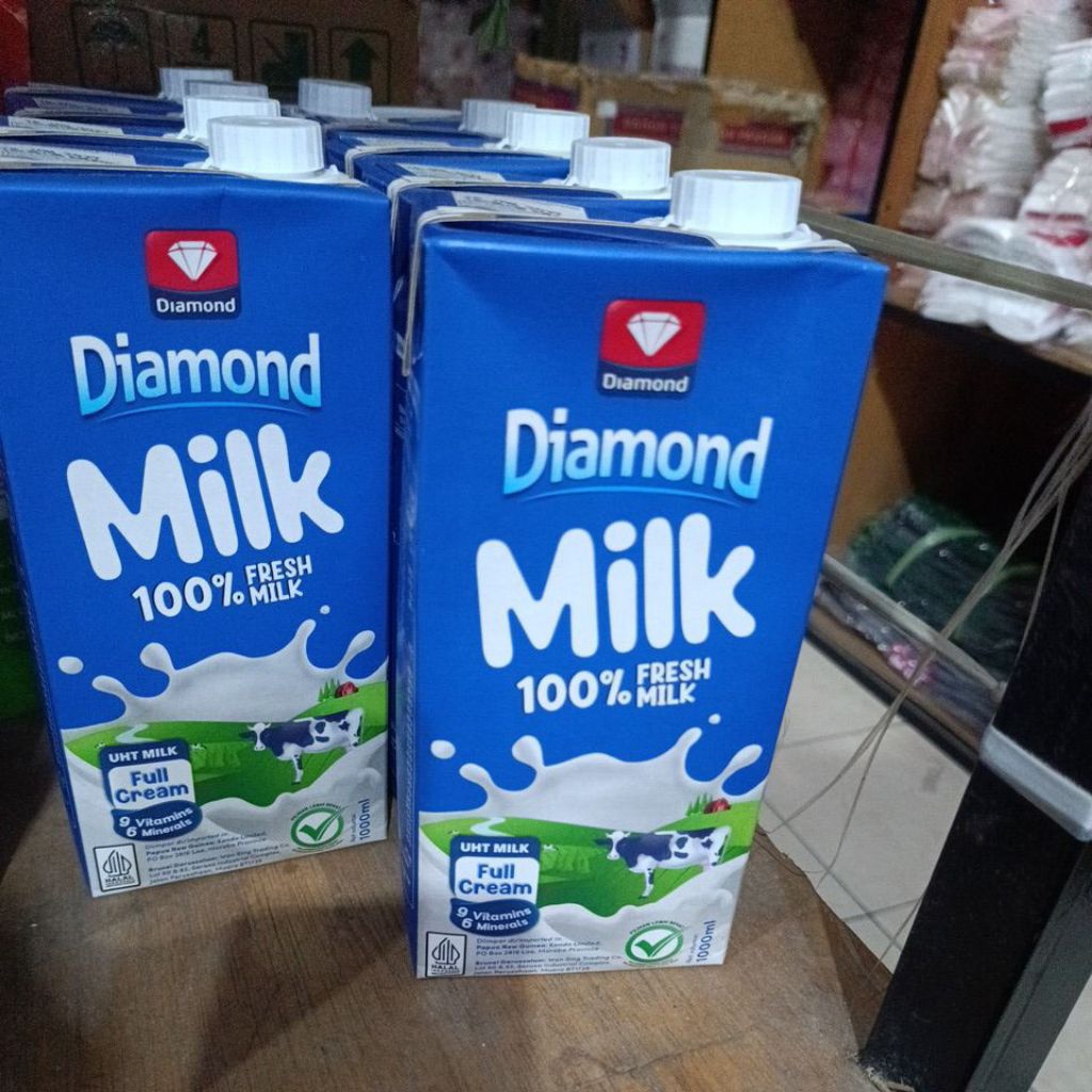 susu uht diamond 1liter
