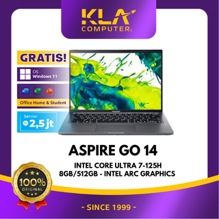 ACER ASPIRE GO 14 AI ULTRA 7 155H Baru 16GB 512GB  14 Inch IPS