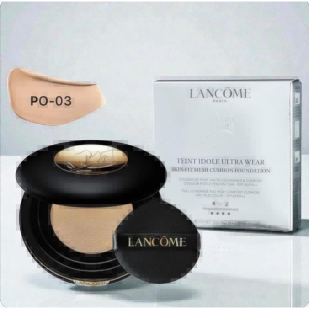 Teint Idole Ultra Wear Skin Fit Mesh Cushion Foundation SPF 40/ PA++ Shade PO-03 13gr Product Full S