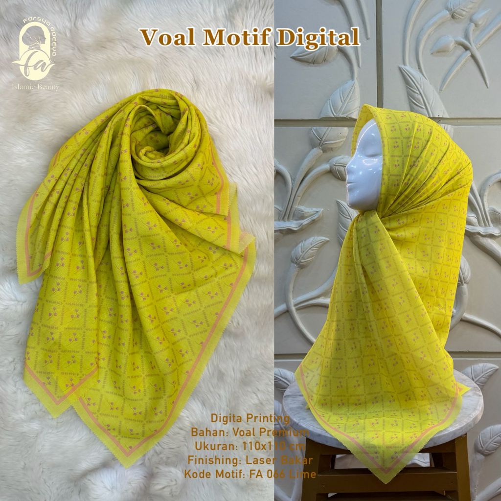 Farsya Adeeva - Voal Motif Digital LC FA 066