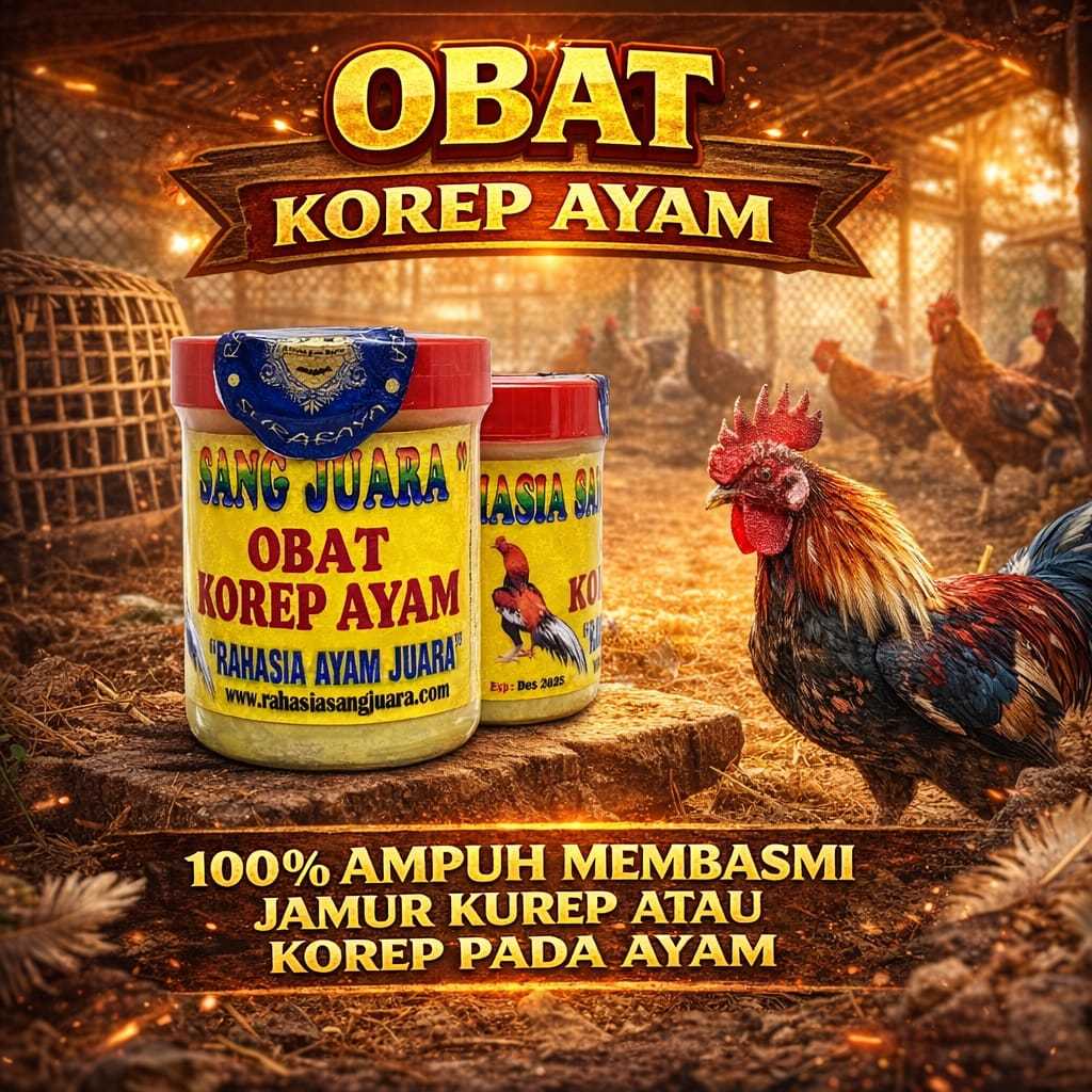 OBAT Korep Kurap Ayam Bangkok 30gr - Ampuh Mengatasi Jamur Kurap Pada Ayam