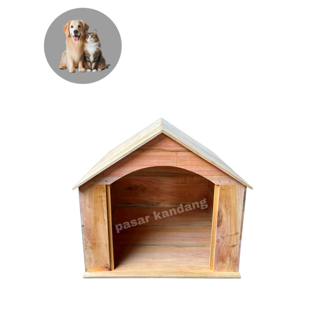 KANDANG KUCING DAN ANJING JUMBO KAYU MAHONI