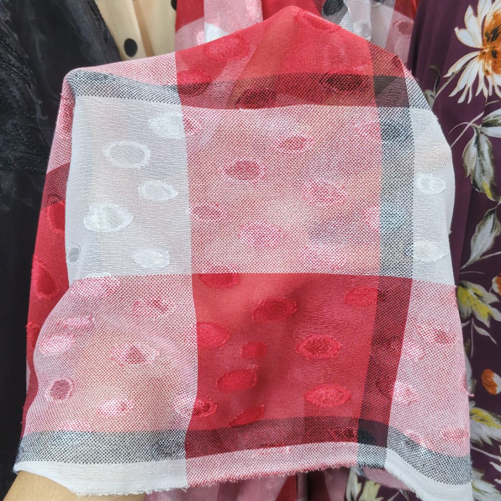 kain sifon uragiri motif - bahan sifon uragiri motif - kain sifon rubiah motif - sifon rubiah [0,5m]