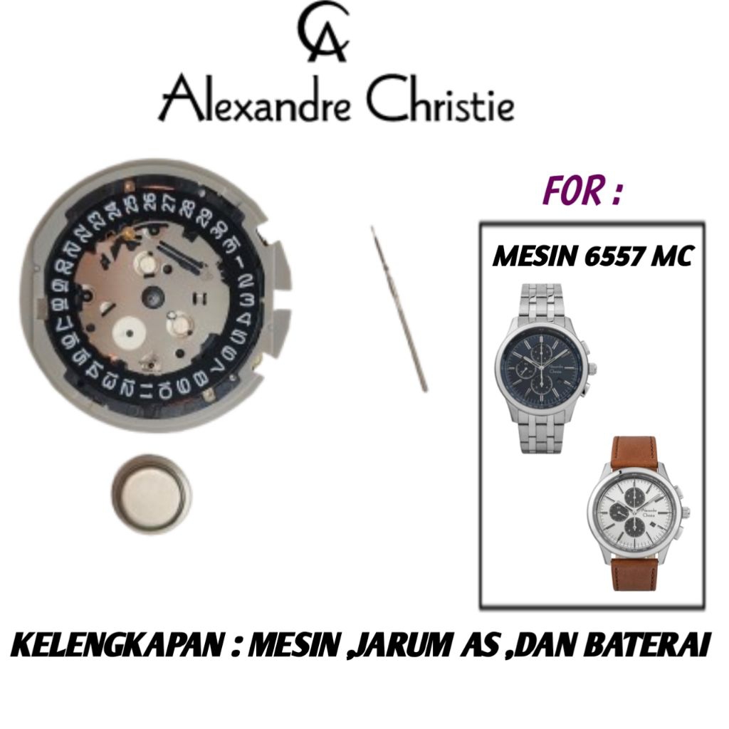 Mesin Alexandre Christie original 6557 MC