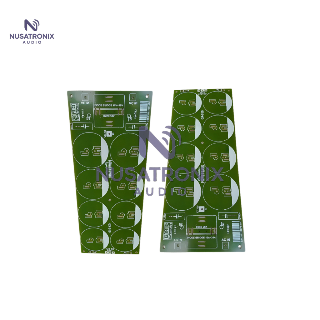 PCB PSU 8 LUBANG ELCO + DIODA KOTAK