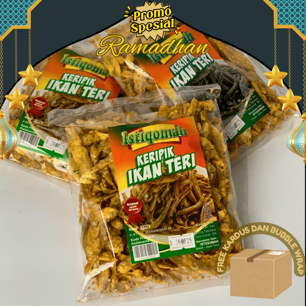 Keripik Ikan Teri Istiqomah 180 Gram