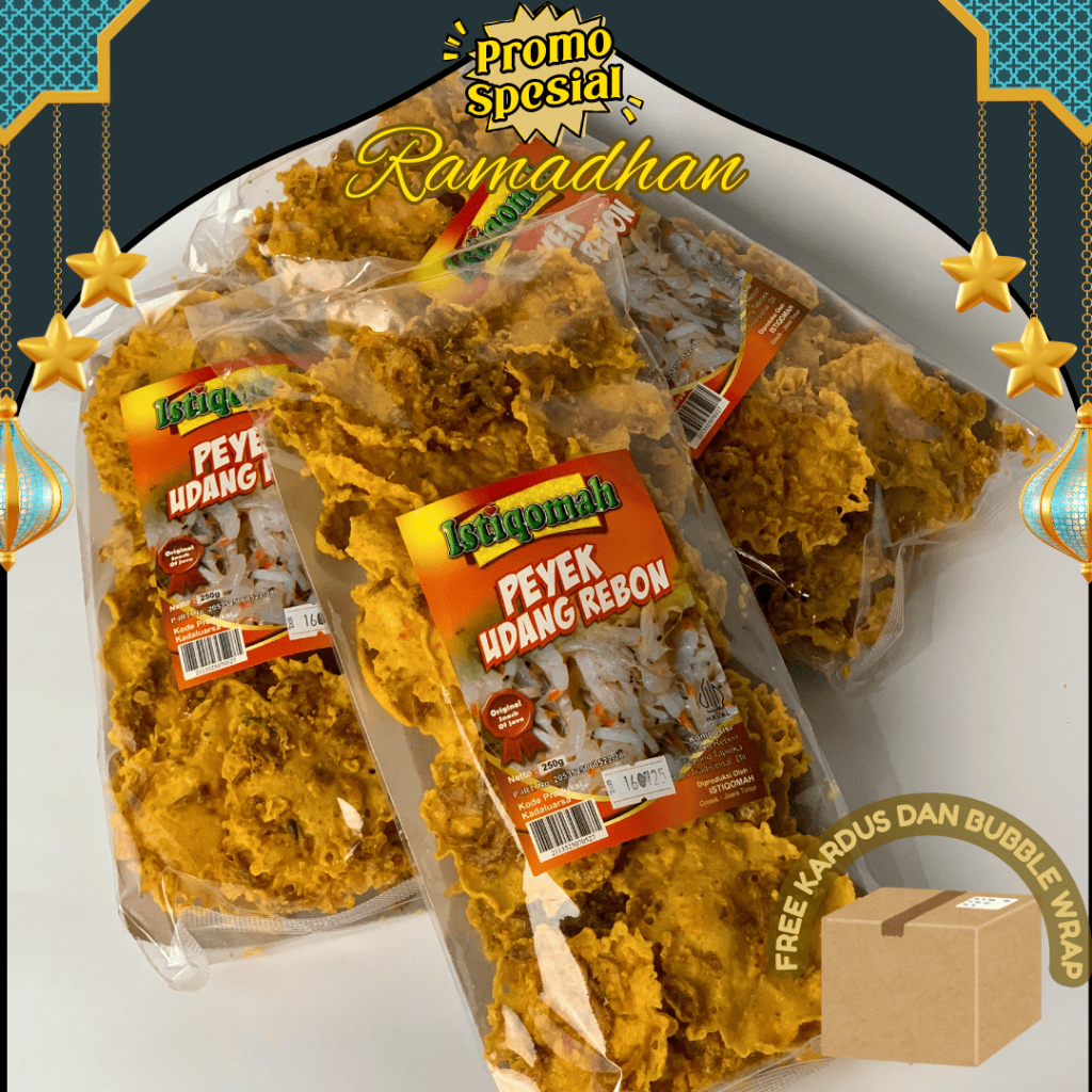 Peyek Udang Rebon Istiqomah 250 gram