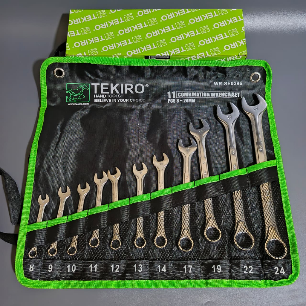 Tekiro kunci ring pas set 11pcs / ring pas 1set 8 - 24mm / konci ring pas 1set / original super kuat