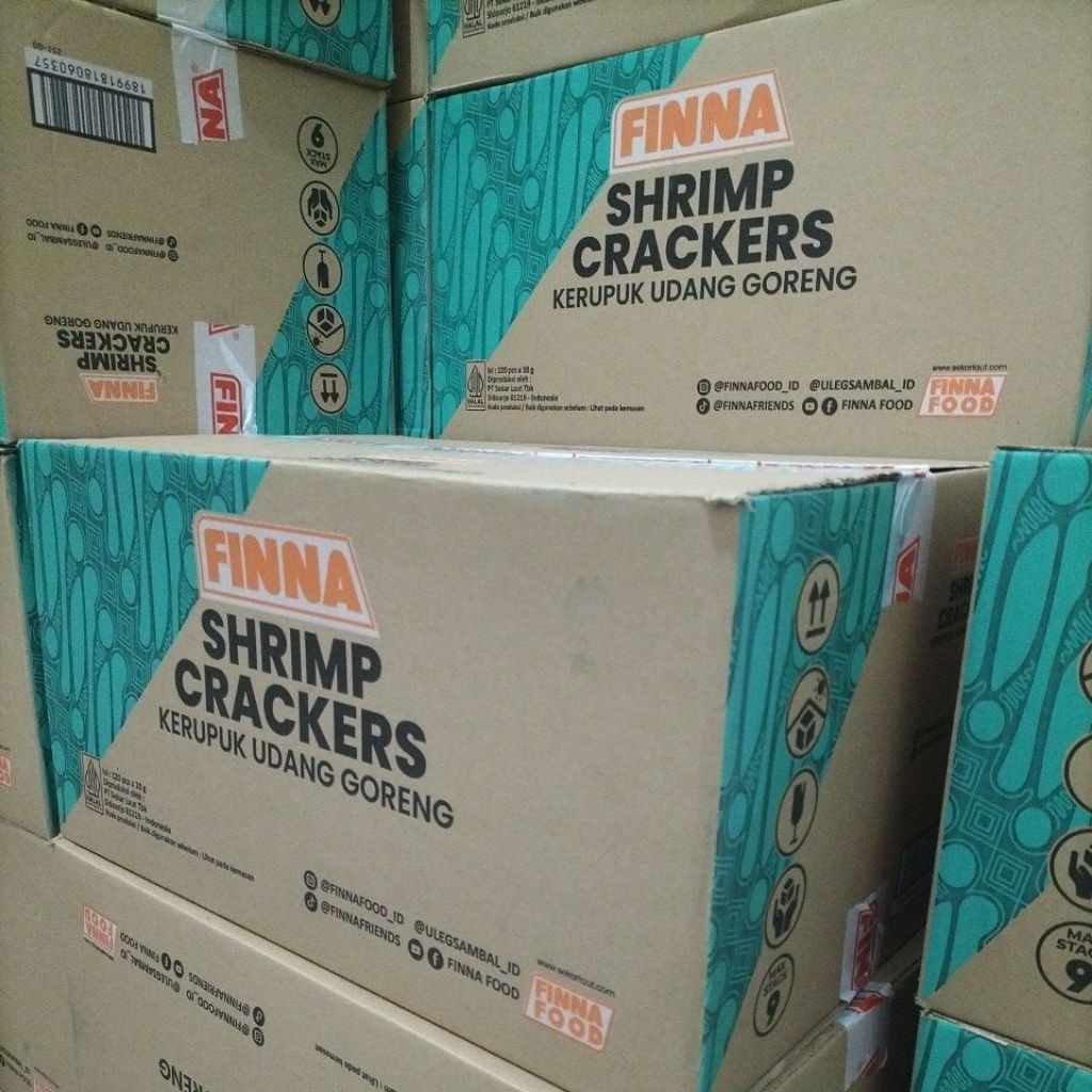 Krupuk Finna Udang Goreng Kemasan