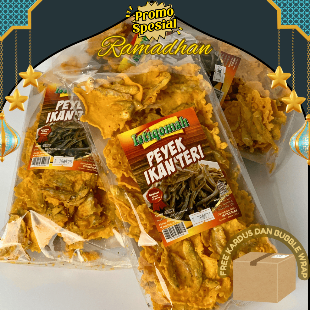 Peyek Ikan Teri Istiqomah 250 Gram