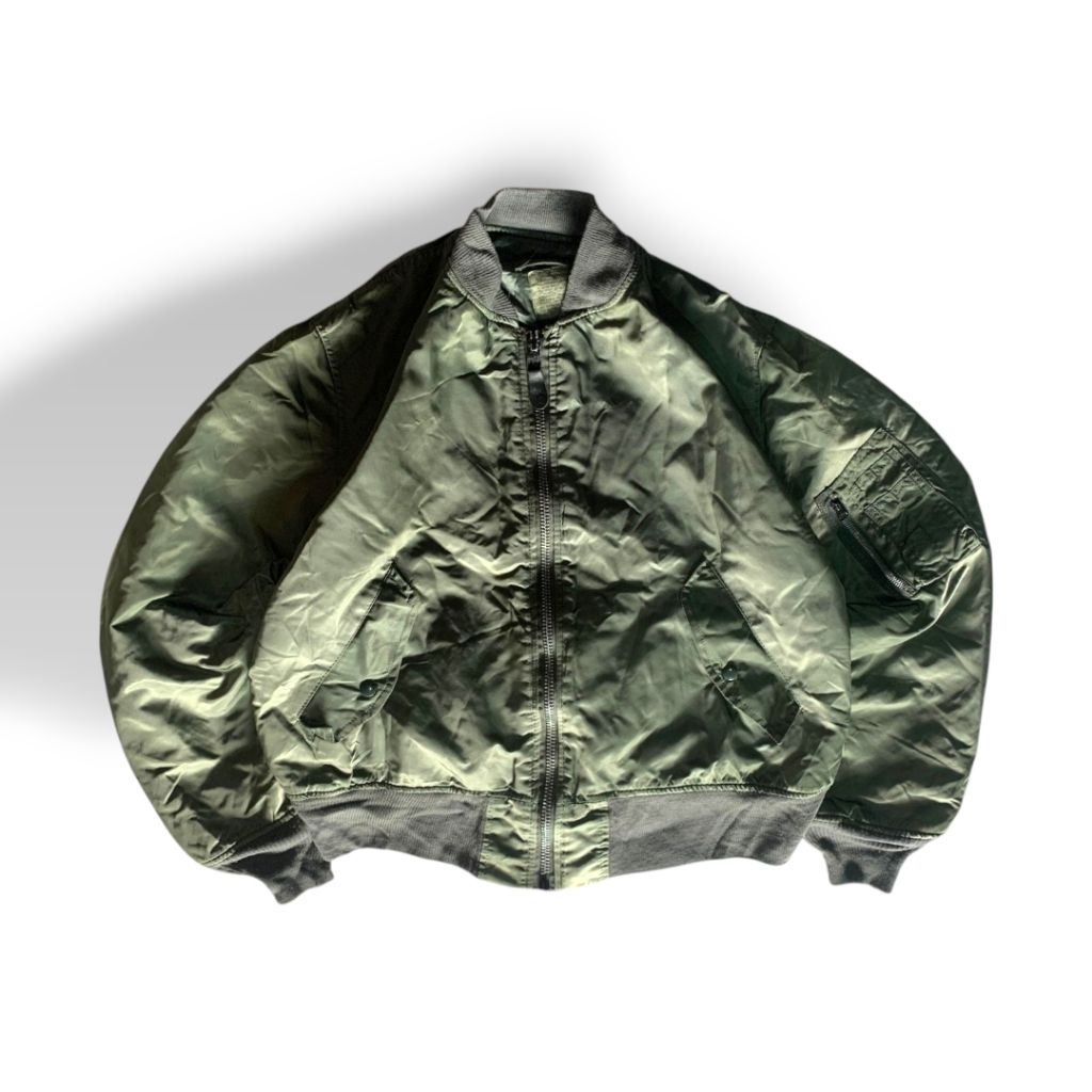 70S ALPHA INDUSTRIES MA 1 FOR GROUND ONLY CREW MADE IN USA