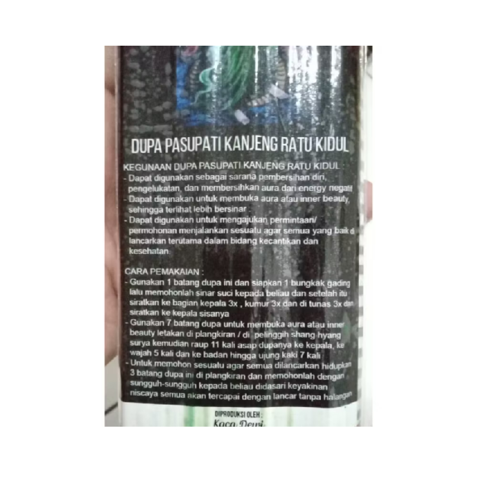 Dupa Pasupati Harum Aromatherapy Melati 110 gram
