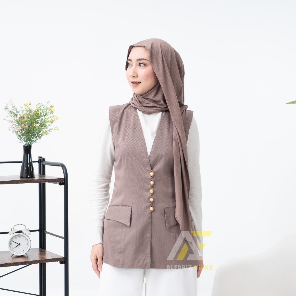 Zevana Hijab Pashmina Oval + Inner Rayon Tencel Premium