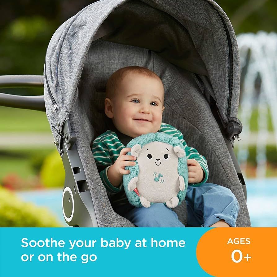 Fisher Price Calming Vibes Hedgehog Soother [ GHL40 ] - Boneka Tidur Anak - Bisa Bergetar sensoric